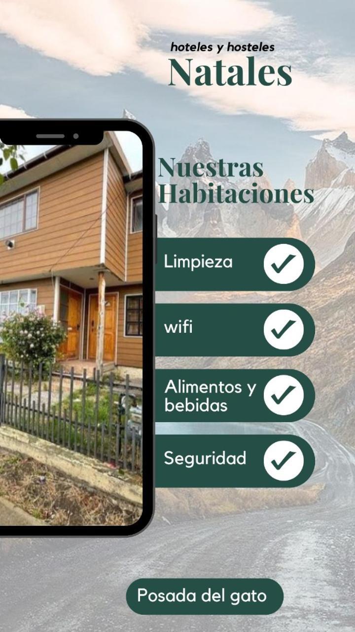 Posada De Los Gatos Bed and Breakfast Puerto Natales Exterior foto